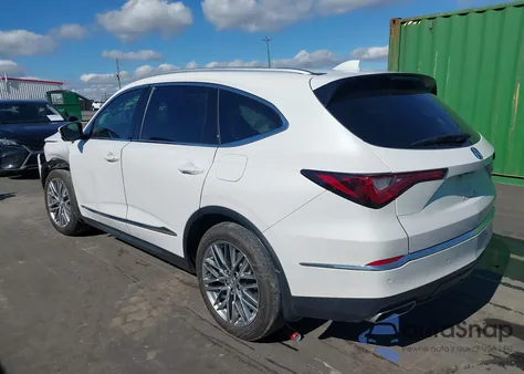 2024 Acura Mdx Advance Package из США, поврежденный, VIN 5J8YE1H87RL007531